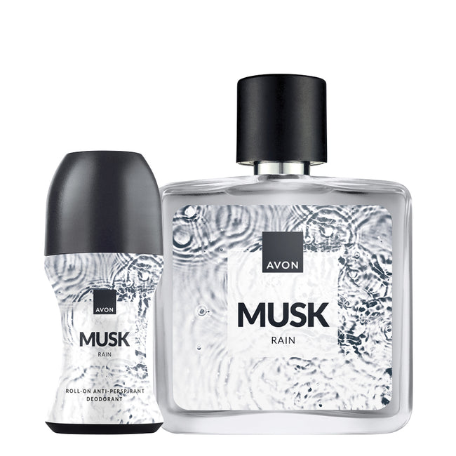 Musk Rain Fragrance & Men's Deodorant Set