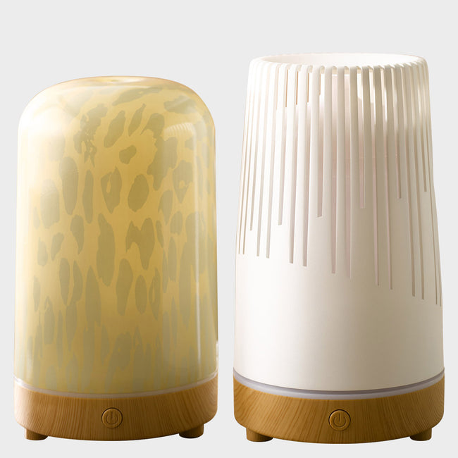 Aroma Diffuser & Leopard Print Cover Set
