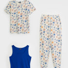 Neutral Starfish 3-Piece PJs Set
