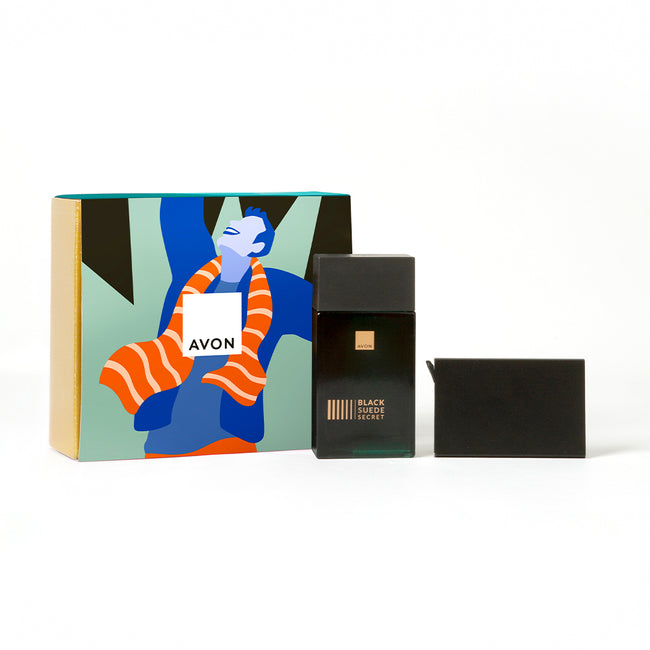 Black Suede Secret Eau de Toilette 100ml and Wallet Gift Set