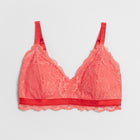 Lace Bralette Pink