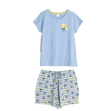 Floral Check Shortie PJs