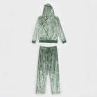 Velour Hooded Lounge Set
